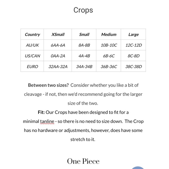 Ark Swimwear Set Crop Top (L) & Cheeky Bottom (M) - Picture 7 of 8